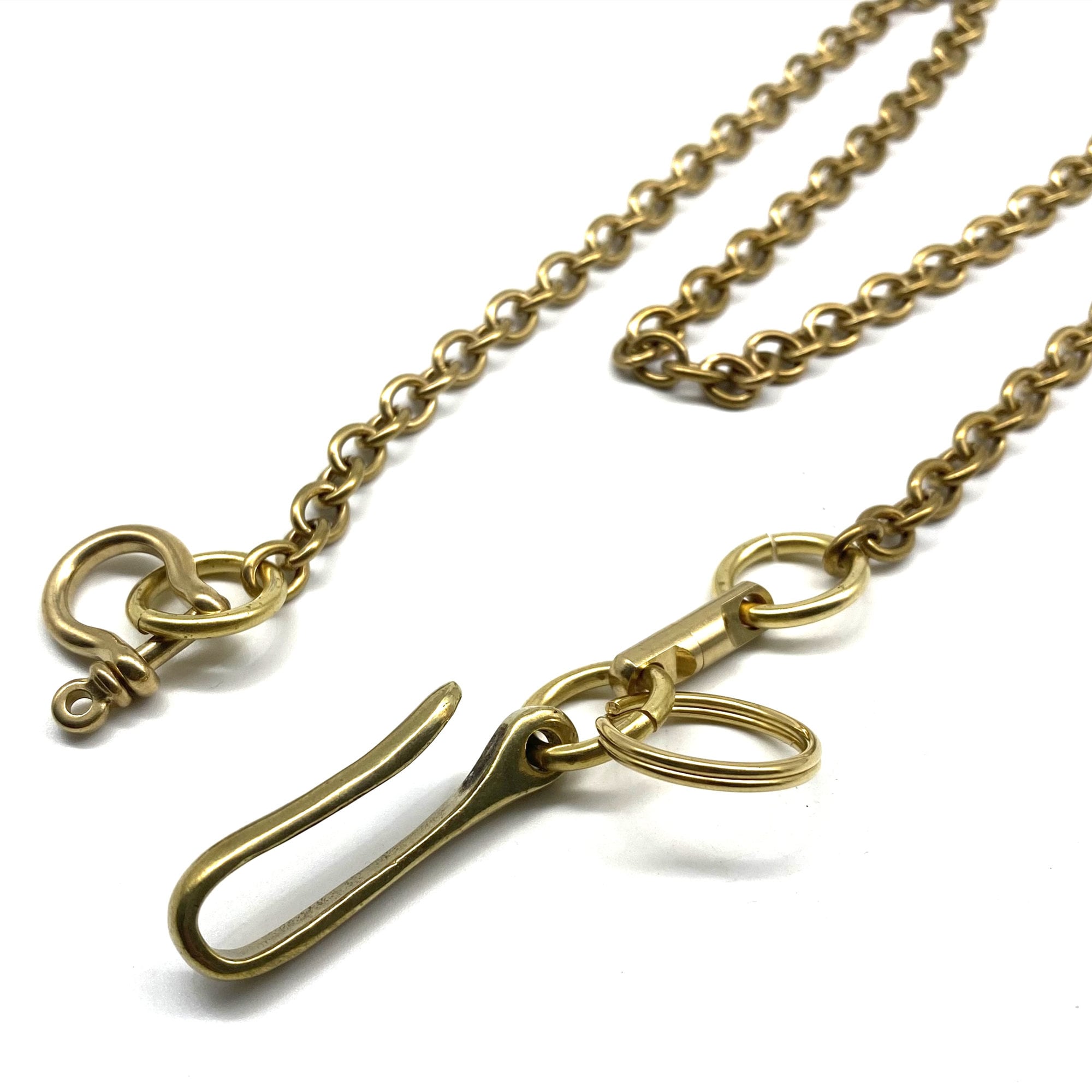 Cowboy Brass Wallet Chain O Shape Cross Purse Chain,fish Hook&shackle ...