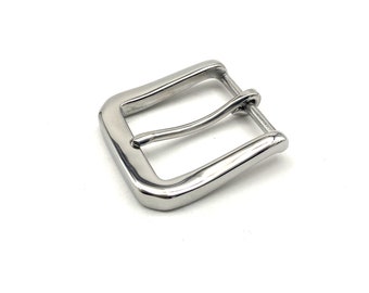 Anti Allergy Shiny Stainless Buckle Leather Craft Belt Buckle Fastener 36mm