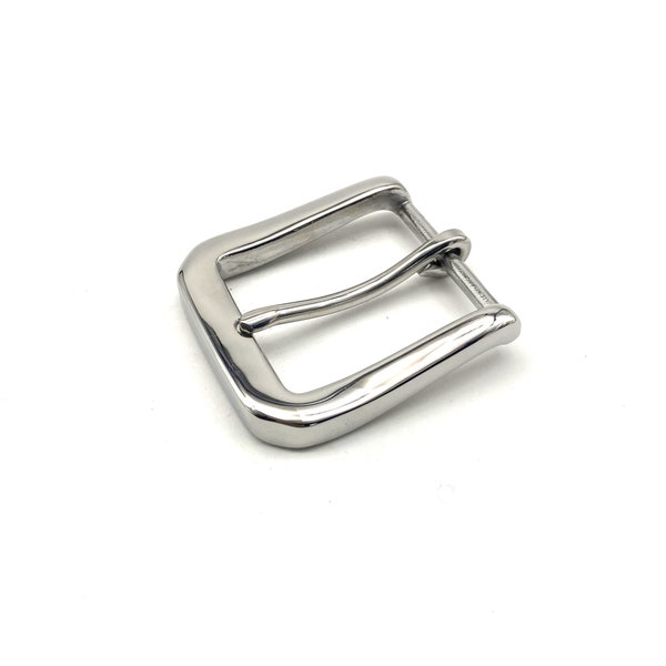 Anti Allergy Shiny Stainless Buckle Leather Craft Belt Buckle Fastener 36mm