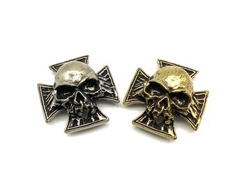 Cross Skull Concho Leather Decor Studs Bag Decoration Rivets Accessories