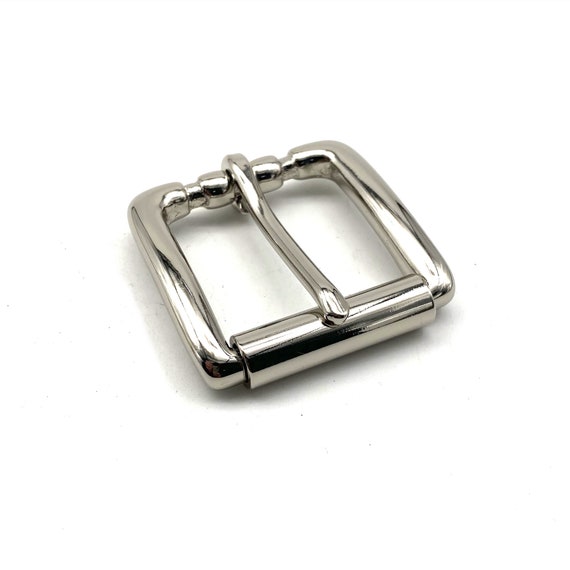 Durable Brass Rolling Bar Buckle Nickel Roller Buckle Mens Heavy Duty Buckle