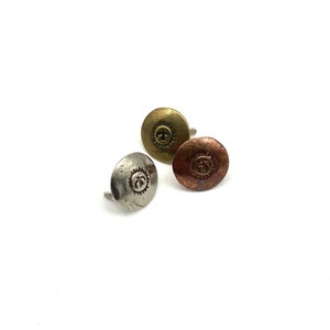 Pássaros Design Concho Pin Back Couro Artesanato Hardware