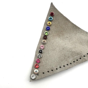 Leather Snap Button Brass Stone Rivets 7.5 x8.5mm Rapid Button Rivets For Leather Crafting