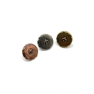 Pássaros Design Concho Pin Back Couro Artesanato Hardware
