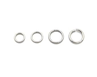 Stainless Opened Jump Ring Necklace Connecot Ring Jewelry Bracelet Connector Rings 7/8/10mm