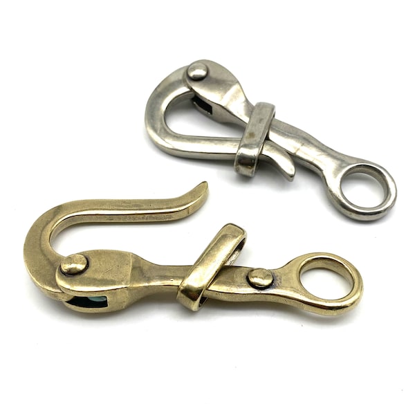Copper Pirate Hook Belt Fastener Clasp Clip Buckle,Pelican Hook Buckle