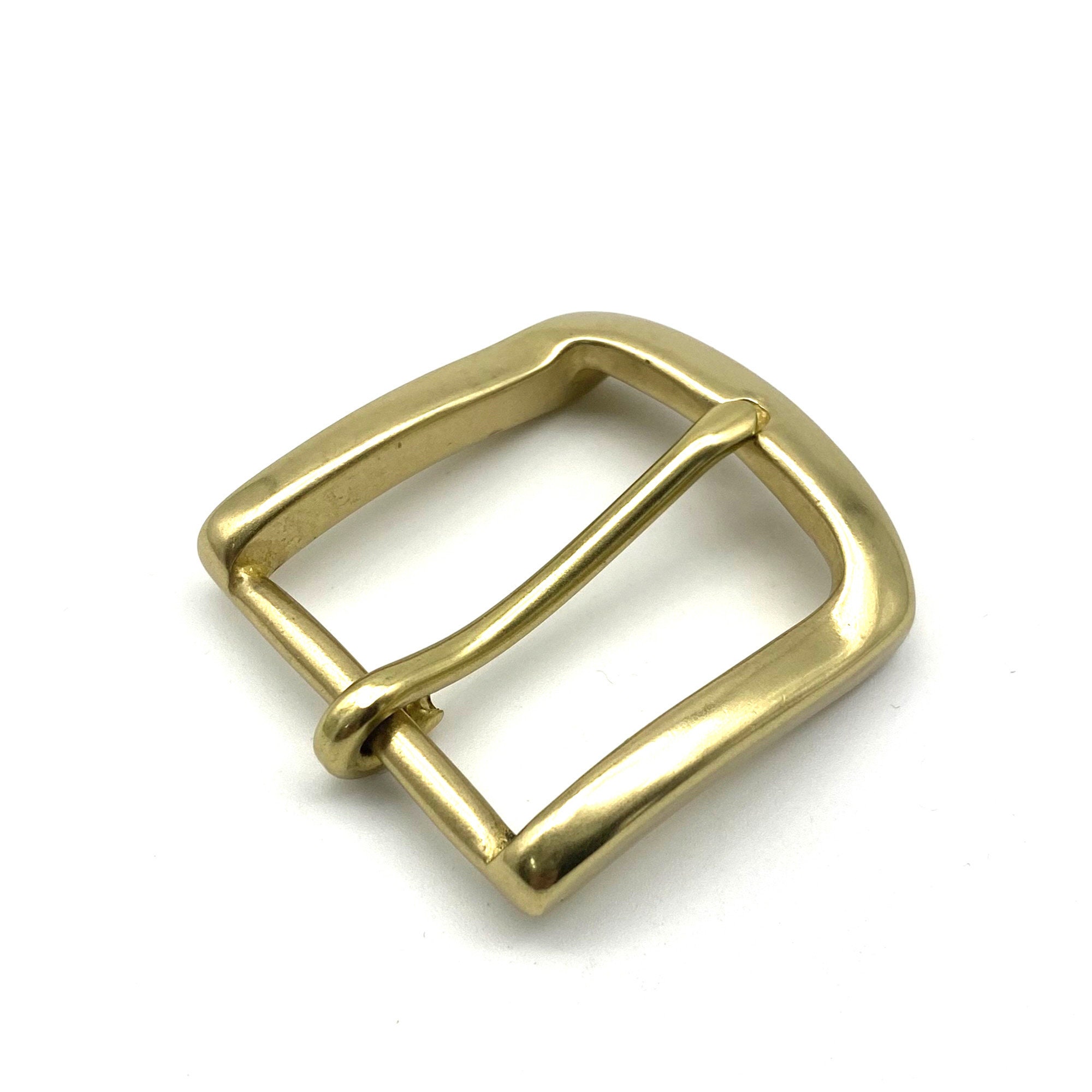 35mm Brass Belt Buckle Leather Crafting Hardwares Mens Casual Belt