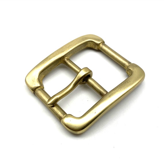 レザーベルト留めバックル 真鍮センターバーバックル 1 1/2'' - Etsy 日本
