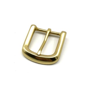 35mm D Shape Brass Belt Buckle Leather Crafting Hardwares Unisex Casual Belt Fasten Buckles