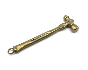 Brass Hammer Mini Keychain Charm Gifts