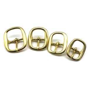 Brass Oval Buckle Leather Strap Fastener Buckle Leather Bag Fasten Buckle,Shoes Buckle Fastener,Dog Collar Buckles