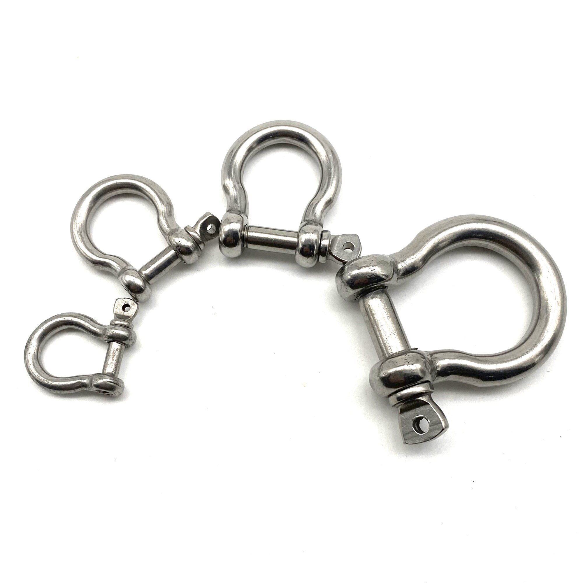 Shackle Rod Stainless Anchor Bow Shackle U Clasp With Screw Rod Leather Craft ...