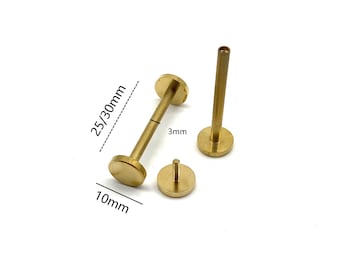 25/30mm Brass Book Binding Screw Rivets