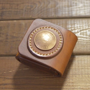 Custom Zippo Lighter Case Hand Stitched Belt Lighter Cover Men&#39;s Gifts