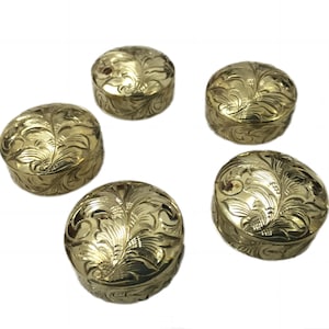 Brass Motorcycle Rear Sprocket Bolt Cover Kit,Handmade Engraved,5pcs/Set,Fit for Iron 883,Forty-Eight,Street Bob