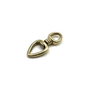 Gold Heart Shape Swivel Ring For Leather Craft,Jewelry Finding