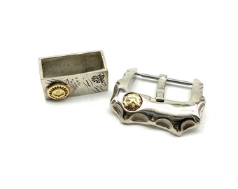 Watch Strap Buckle,Watch Band Fastener Buckle,Leather Boots Buckle,20/22/24mm