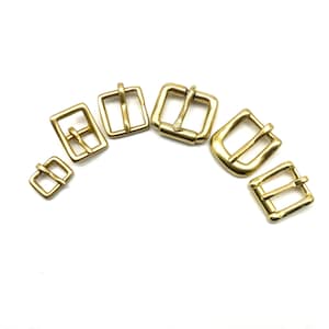 Small Brass Buckle Collection Leather Crafting Fastener Hardwares