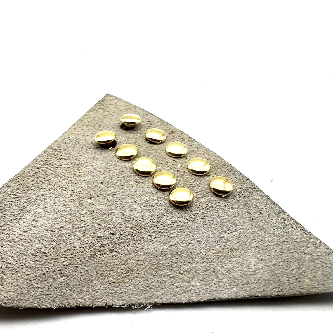 Leather Snap Button Brass Stone Rivets 7.5 X8.5mm Rapid Button Rivets ...