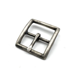 Handmade 925 Sterling Silver Buckle 39mm Leather Belt Buckle Vintage Silver Buckle