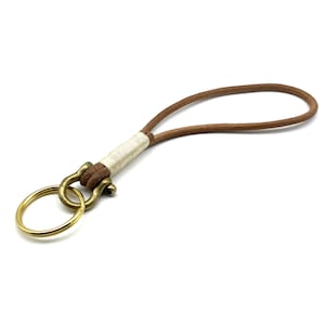 Leather Key Holder Handmade Auto Keychain Car Motor Accessories