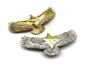 Large Copper Eagle Concho Screw Back Button Rivets For Leather Goods Decoration