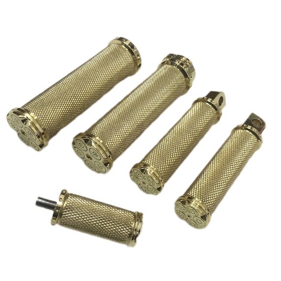 Set Pedane E Manopole In Alluminio CNC Per Harley Sportster, Dyna, Softail – Colore: Shift Peg B - 2