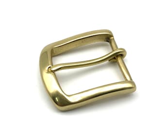 35mm Brass Belt Buckle Leather Crafting Hardwares Mens Casual Belt Fasten Buckles