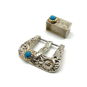 Sales# Turquoise Watch Strap Buckle,Watch Band Fastener Buckle,Leather Boots Buckle,20/22/24mm