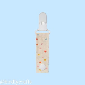 Colorful Rainbow Star Tubie Clip