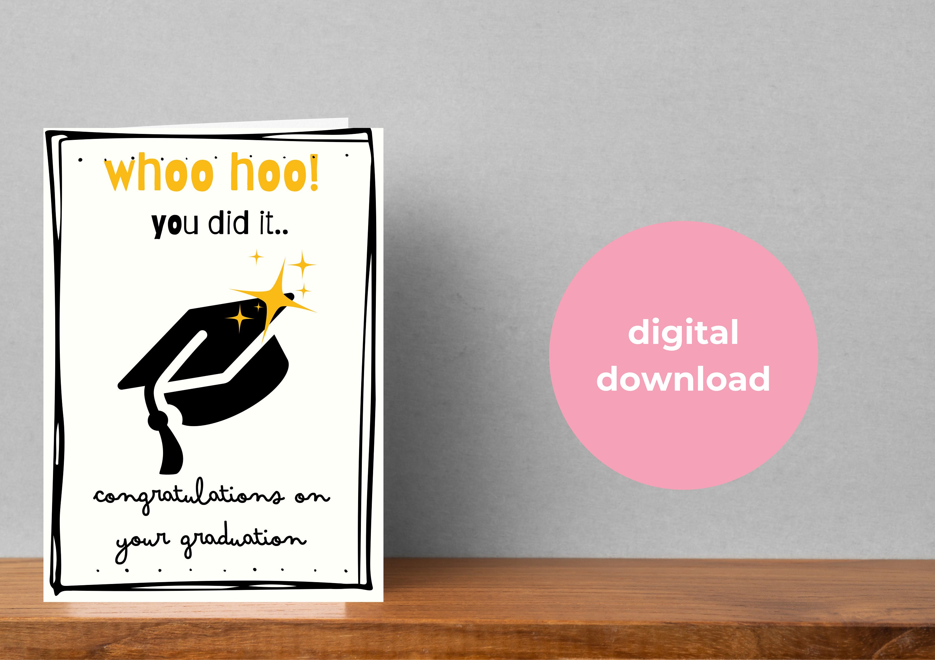 Graduation Card Slay, Graduation Card, Congratulation on Your ...