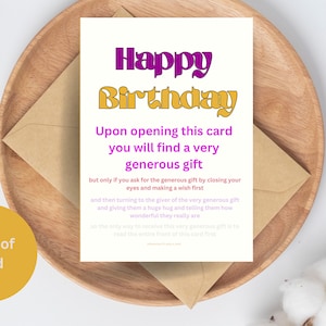 tarjeta de cumpleaños imprimible para una adolescente, tarjeta de regalo de cumpleaños, tarjeta adolescente imprimible, cumpleaños adolescente, regalo de cumpleaños para la hija, tarjeta divertida