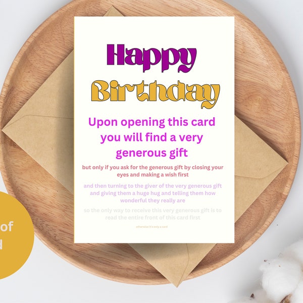 Card for Teen - Etsy
