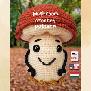 Mushroom crochet pattern