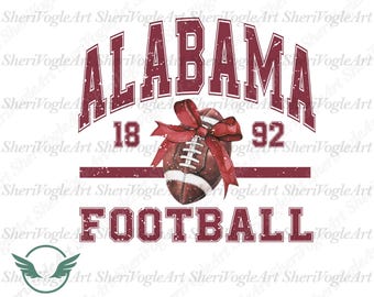 Alabama Football Retro College svg png, Comfort Colors Vintage Style Game Day svg png, University Football svg png