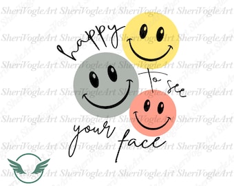 Happy To See Your Face svg png, terug naar school leraar svg png, svg png voor leraren, Teacher Life svg png, Teacher Appreciation svg png