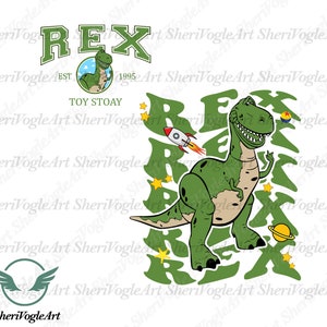 Dinosaur Rex SVG PNG: Cricut Cut File (Digital Download)