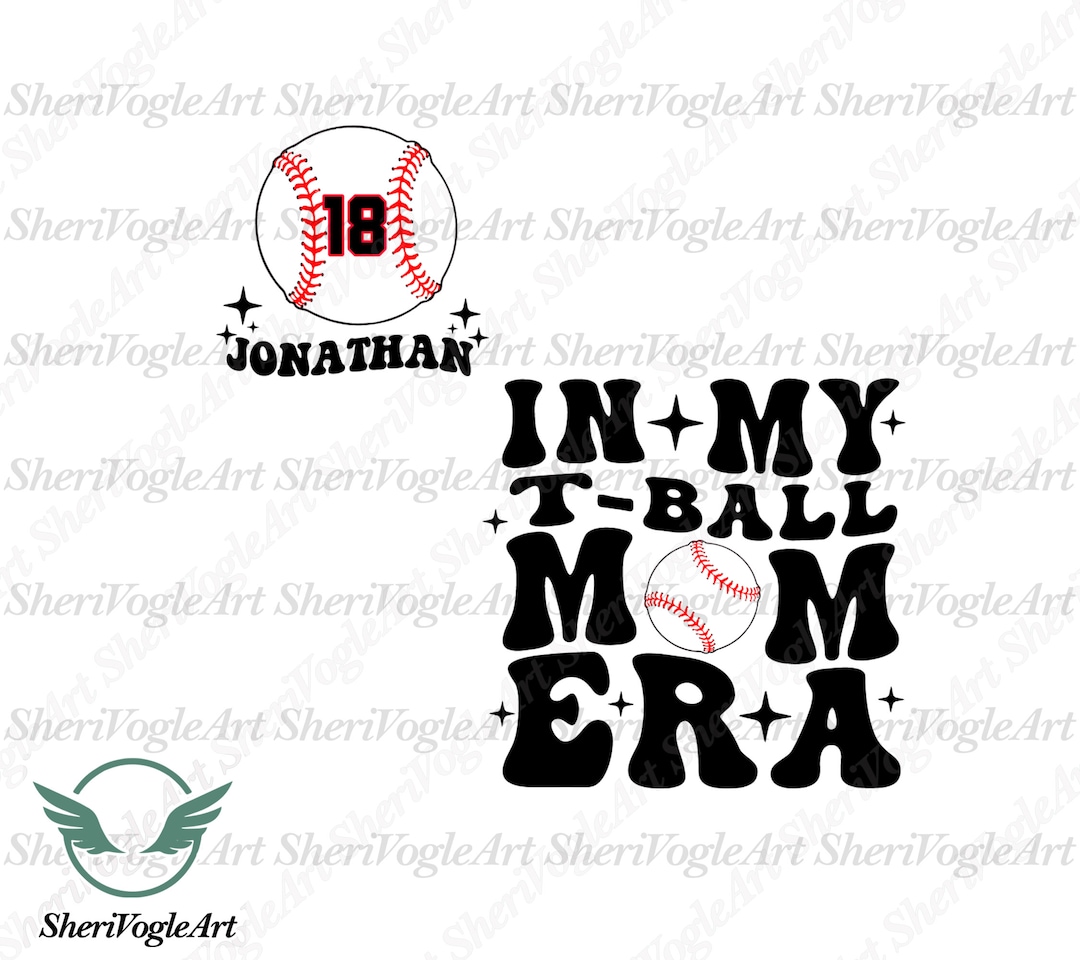 Custom in My Tball Mom Era Svg, Tball Mom Png, Tball Mom Png