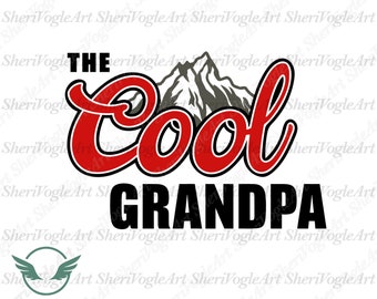De coole opa SVG, vader Svg, coole vader Svg, grappige vader Svg, Vaderdag Svg-bestand voor Cricut