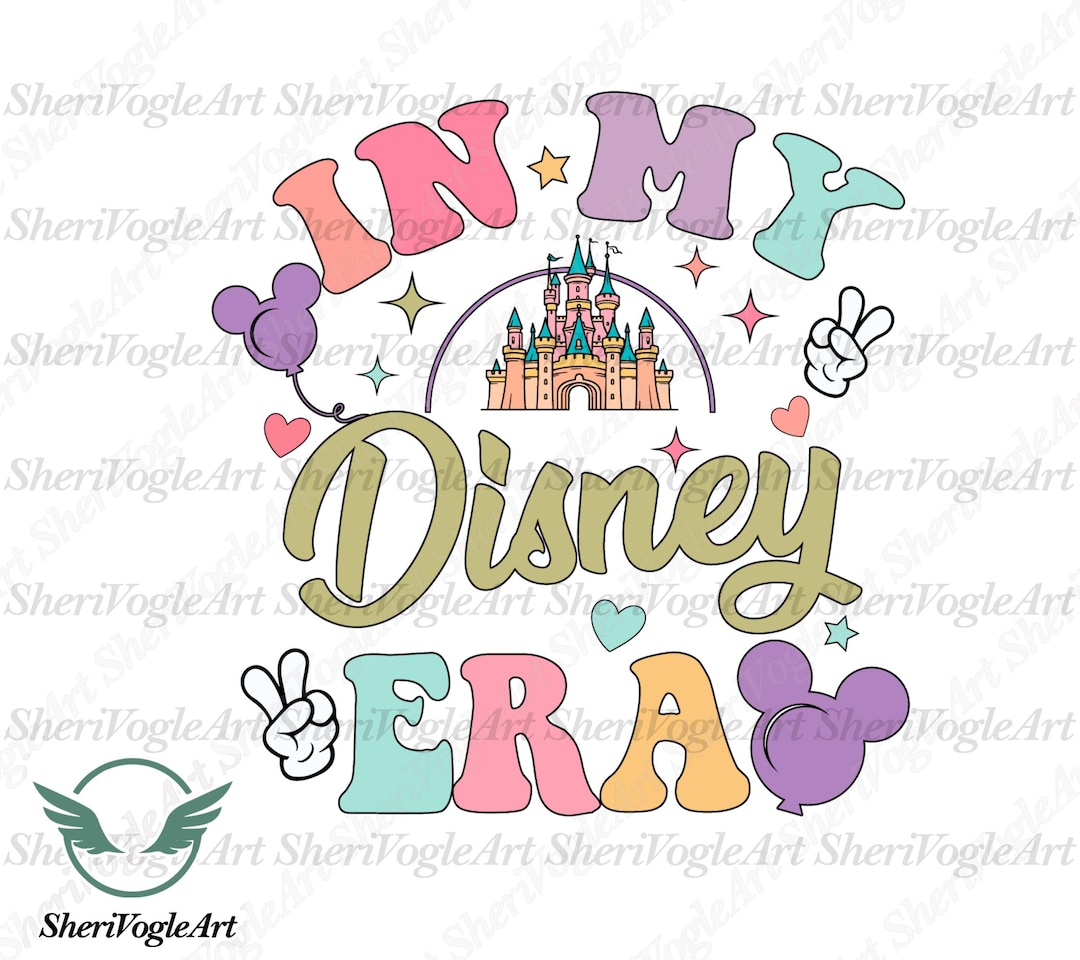 In My Dosney Era Svg Png, Dosney Castle Svg Png, Walt Dosney Svg Png
