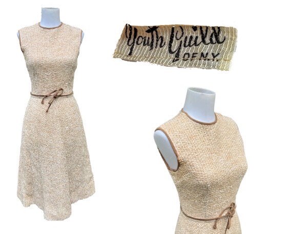 Vintage 1960s Youth Guild Woven Dress - image 1