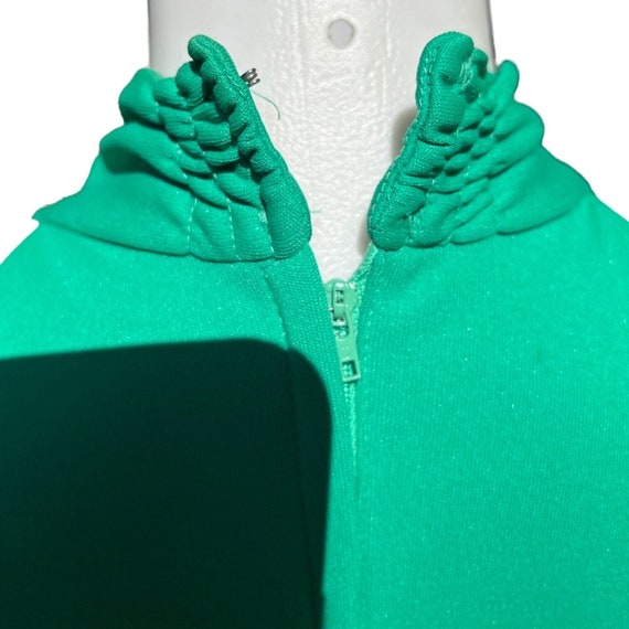 Vintage 70s Emerald Green Halter Maxi Dress - image 3