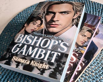 Sprayed Edge special edition books: Bishop's Gambit Spy Thriller Series