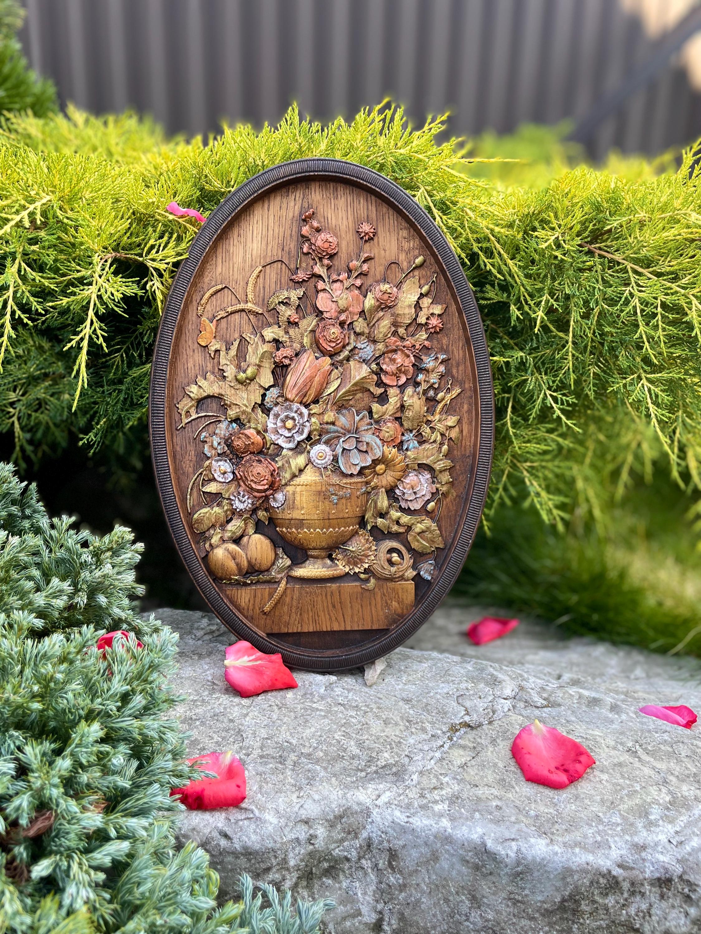 Folk carved relief - Etsy 日本