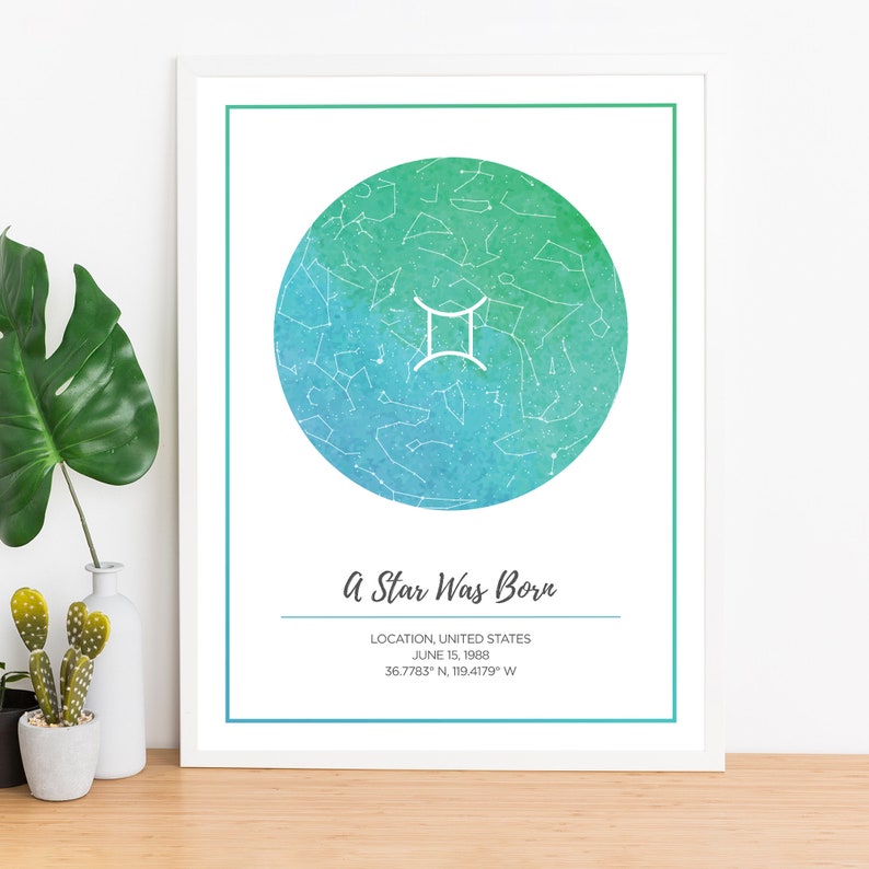 Star Map Print Custom Date Printable - Il 794xN.5885574201 B7m0 