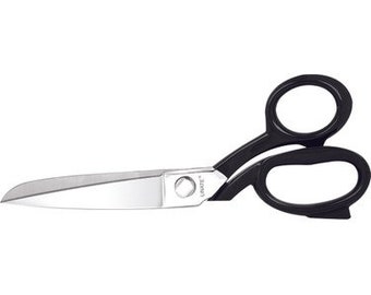 1Pcs Fabric Tailor Scissors 7-12 inch Sharp Stainless Steel for Sewing, Durable Black Scissors for Tailoring Making