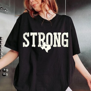 Pray For Texas Comfort Color Tee, Texas Strong Flood Disaster Relief Comfort Colors® T-Shirt, Hill Country Flooding Survivor Tee