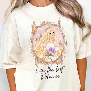 Retro Disney Verstrickt Rapunzel Comfort Color® T-Shirt, Disney Prinzessin Rapunzel T-Shirt, Lost Princess T-Shirt, Magic Kingdom Shirt, Disney Trip Tee