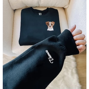 Moletom bordado personalizado com estampa de gato, moletom personalizado para animais de estimação, moletom bordado personalizado para animais de estimação, moletom personalizado com rosto e nome de animal de estimação