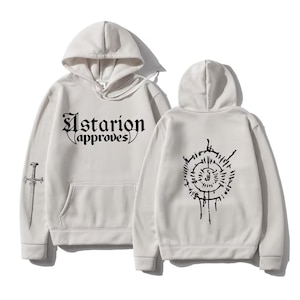 Astarion Hoodie, Baldurs Gate 3 Astarion Sweatshirt, Video Game Shirt, Gamer Gift, Astarion Rogue, Astarion Vamp Sweatshirt, BG3 Merch